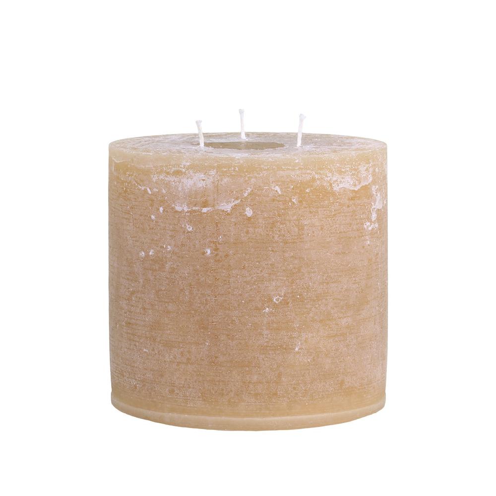 greige Three Wick Candle - 15 x 15cm - Various Colours