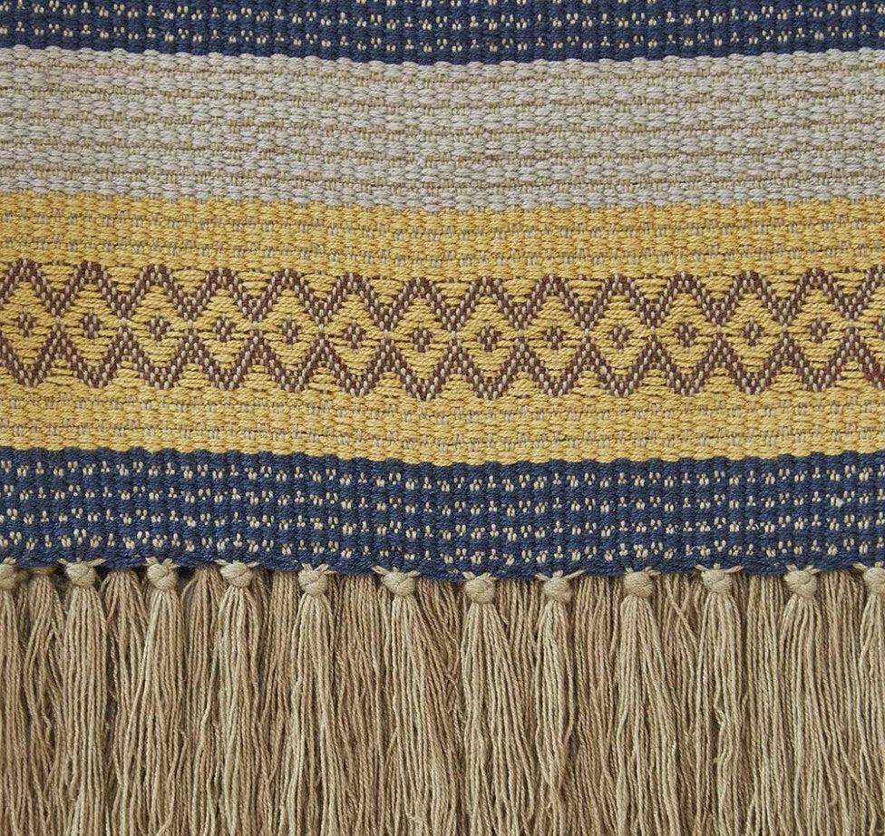 Greige Throw Made From Recycled Plastic Bottles