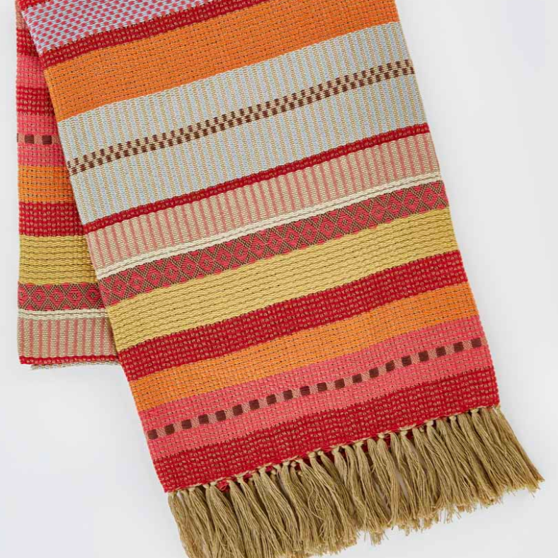 Greige Throw Made From Recycled Plastic Bottles