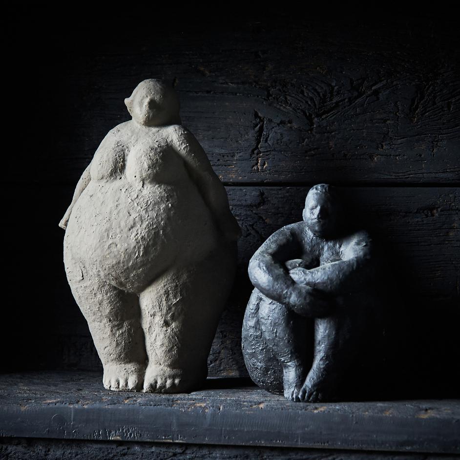 Greige Viva Sculpture