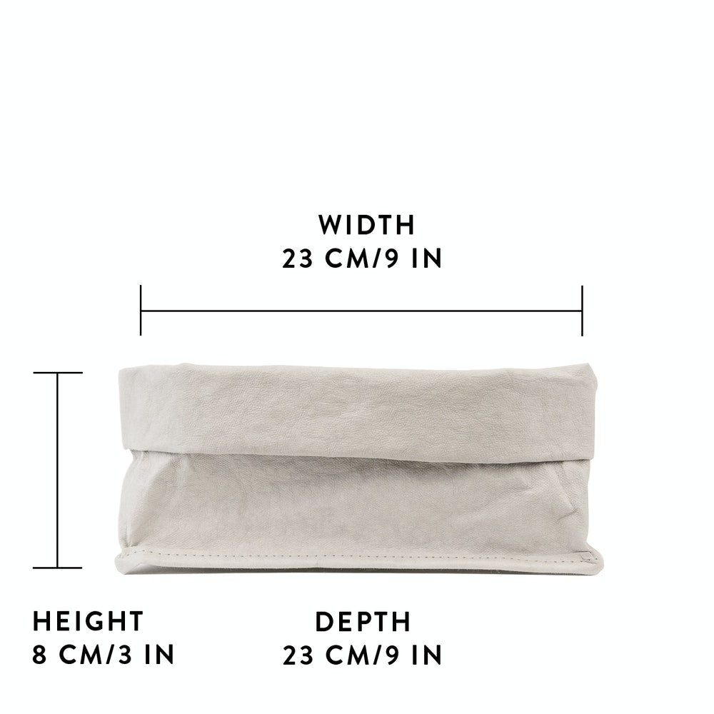 Greige Washable Paper Box Tray From Italy