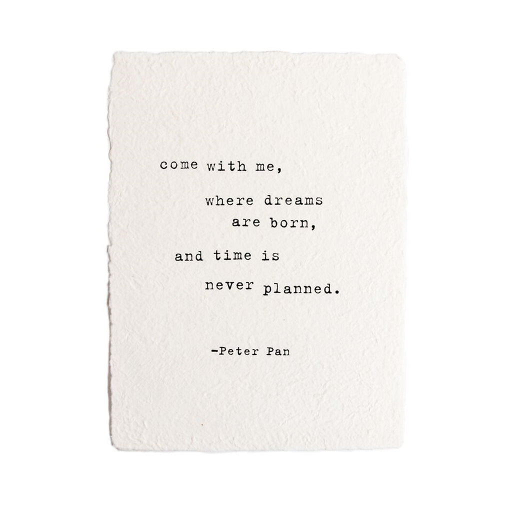 Greige Whimsical Print On Hand Made Paper