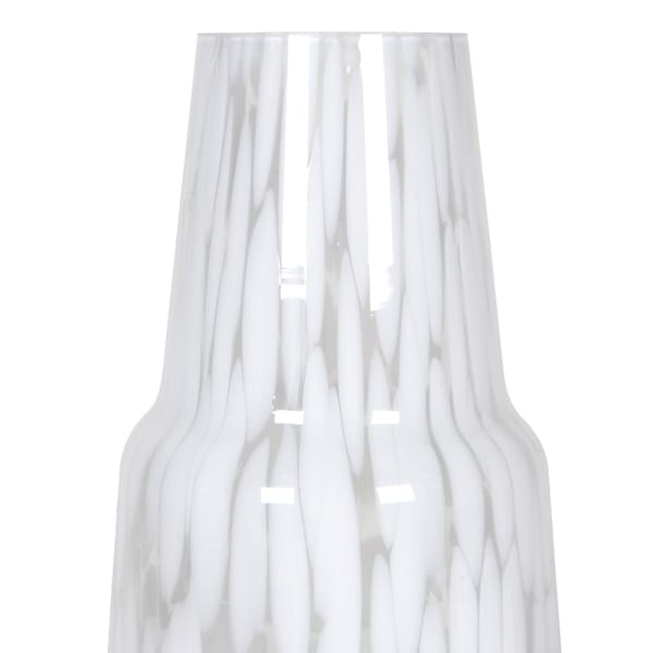 Greige White Confetti Carafe And Tumbler Set