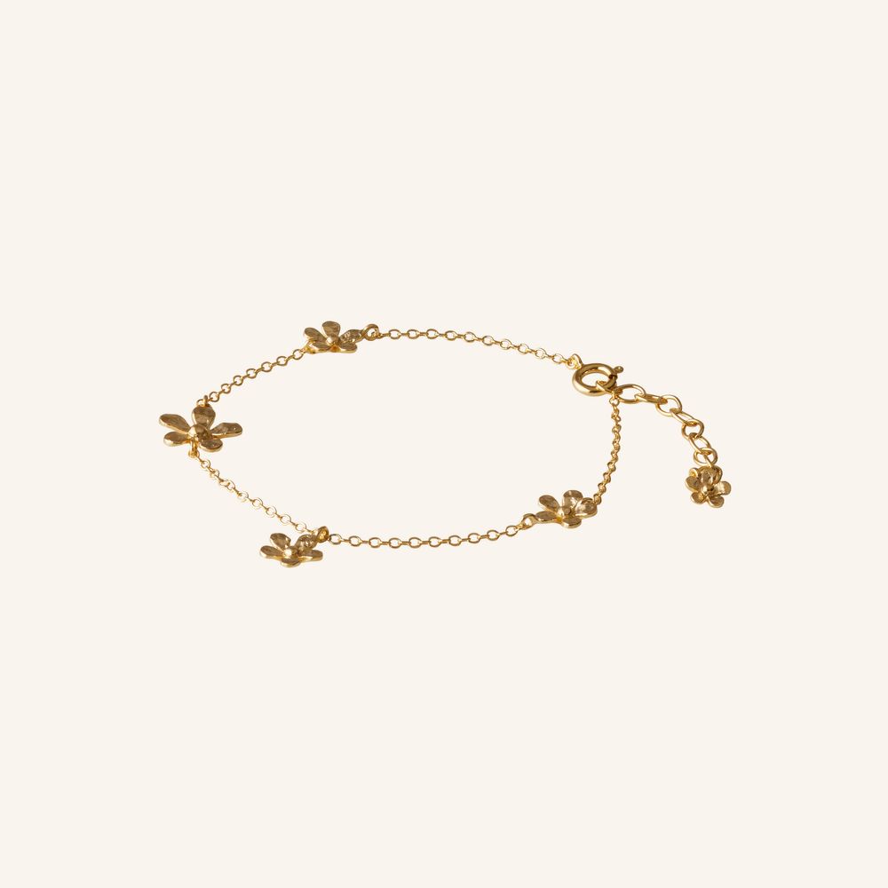 Greige Wild Poppy Bracelet - Gold - Pernille Corydon