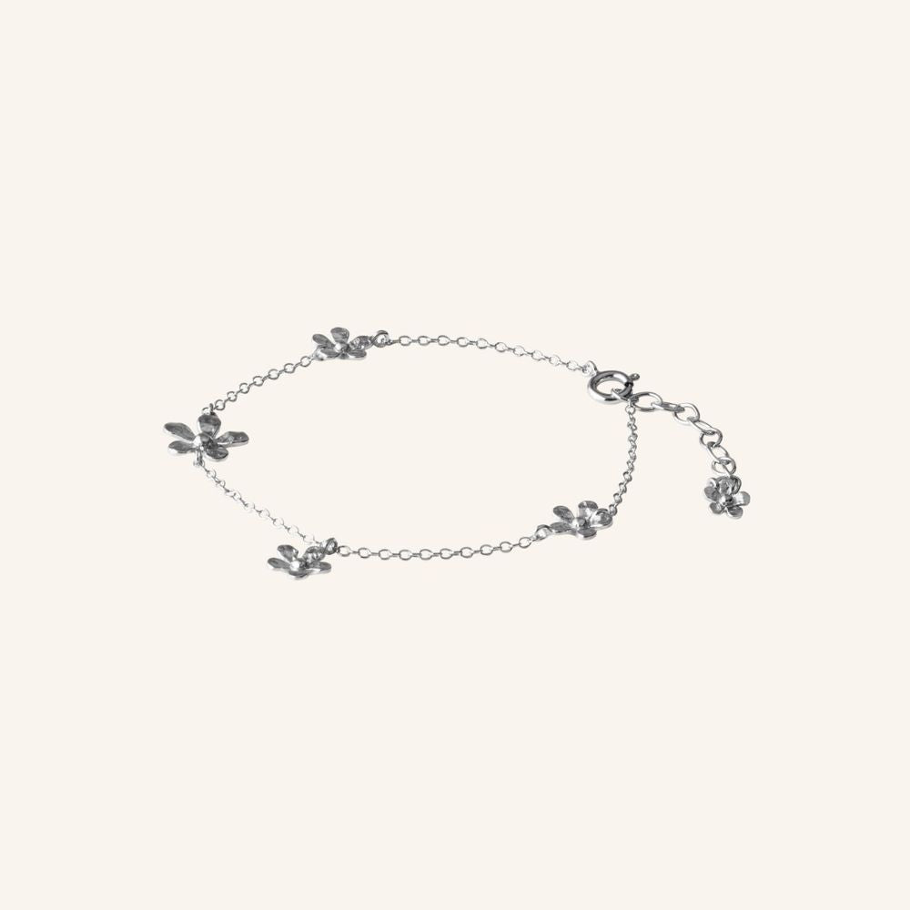 greige Wild Poppy Bracelet - Silver - Pernille Corydon