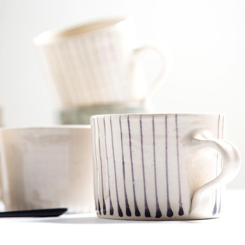 Greige Wonki Ware Mug - Squat