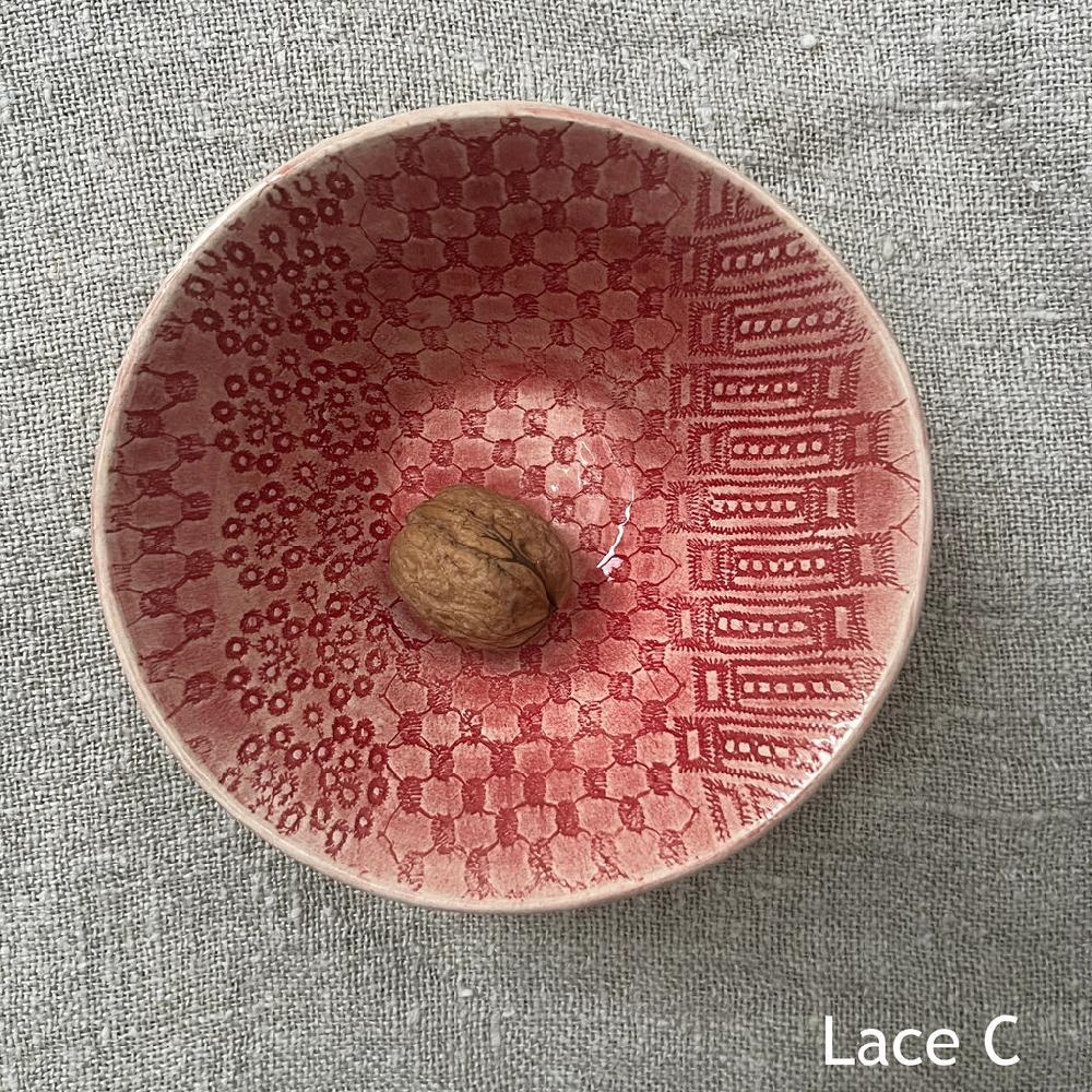 Greige Wonki Ware Pudding Bowl - Pimento Lace