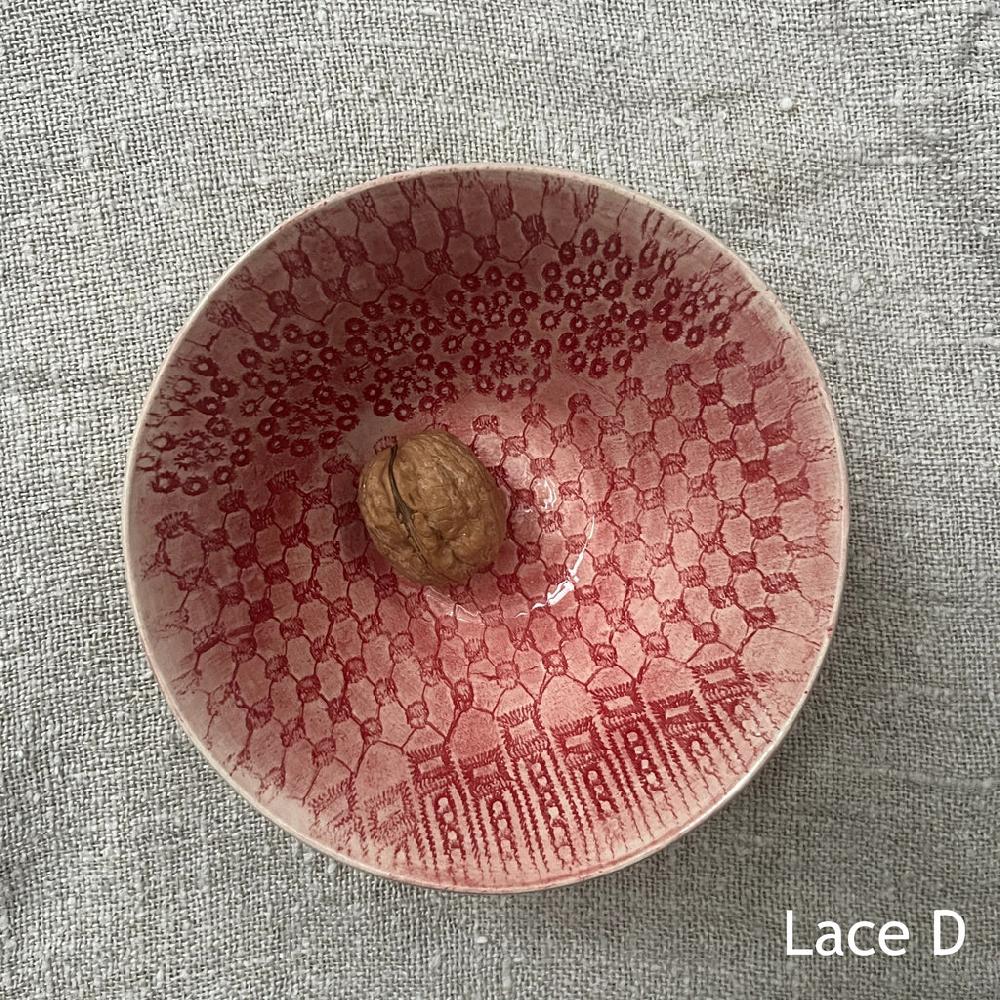 Greige Wonki Ware Pudding Bowl - Pimento Lace