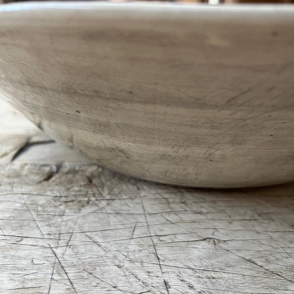 Greige Wonki Ware Salad Bowl - Large - Charcoal Lace