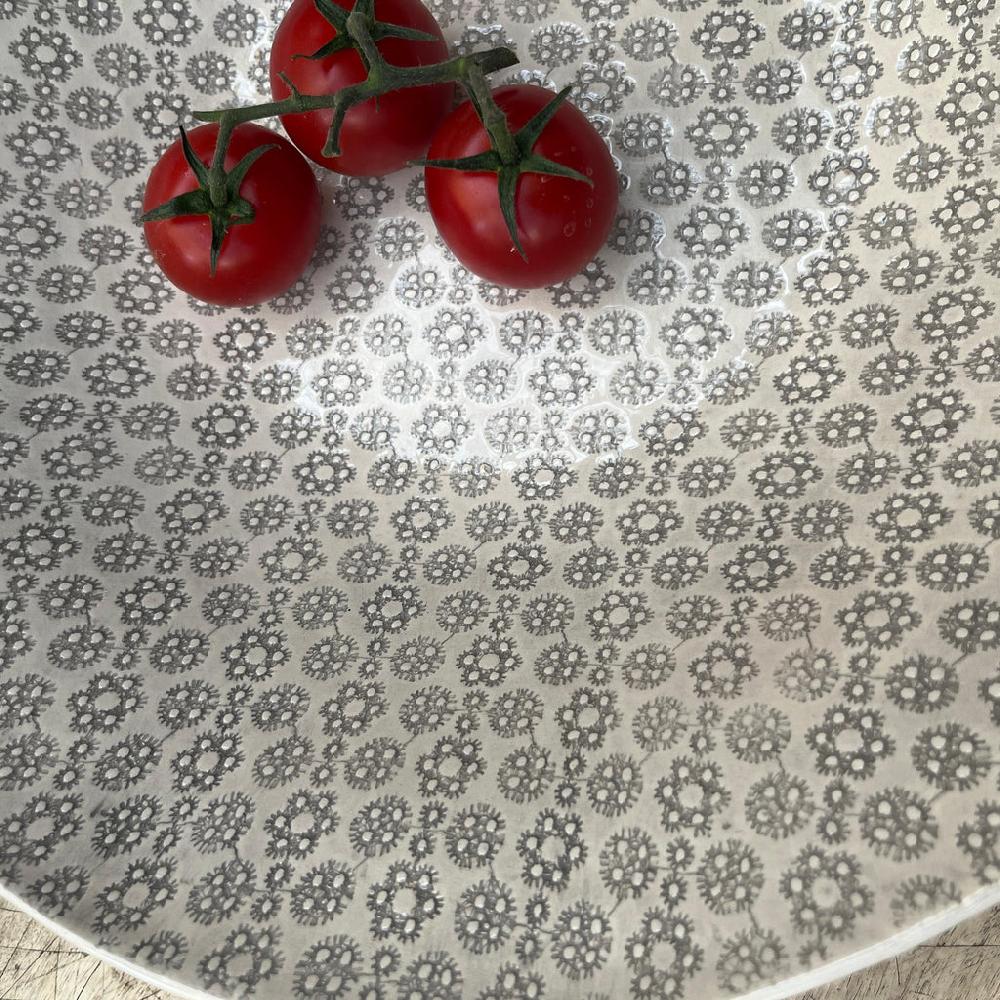 Greige Wonki Ware Salad Bowl - Large - Warm Grey Lace