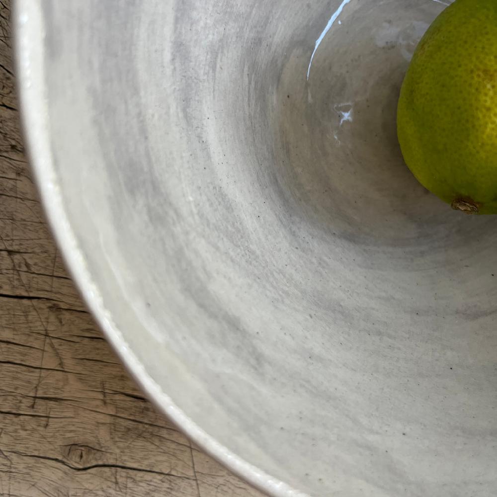 Greige Wonki Ware Soup Bowl - Warm Grey Wash
