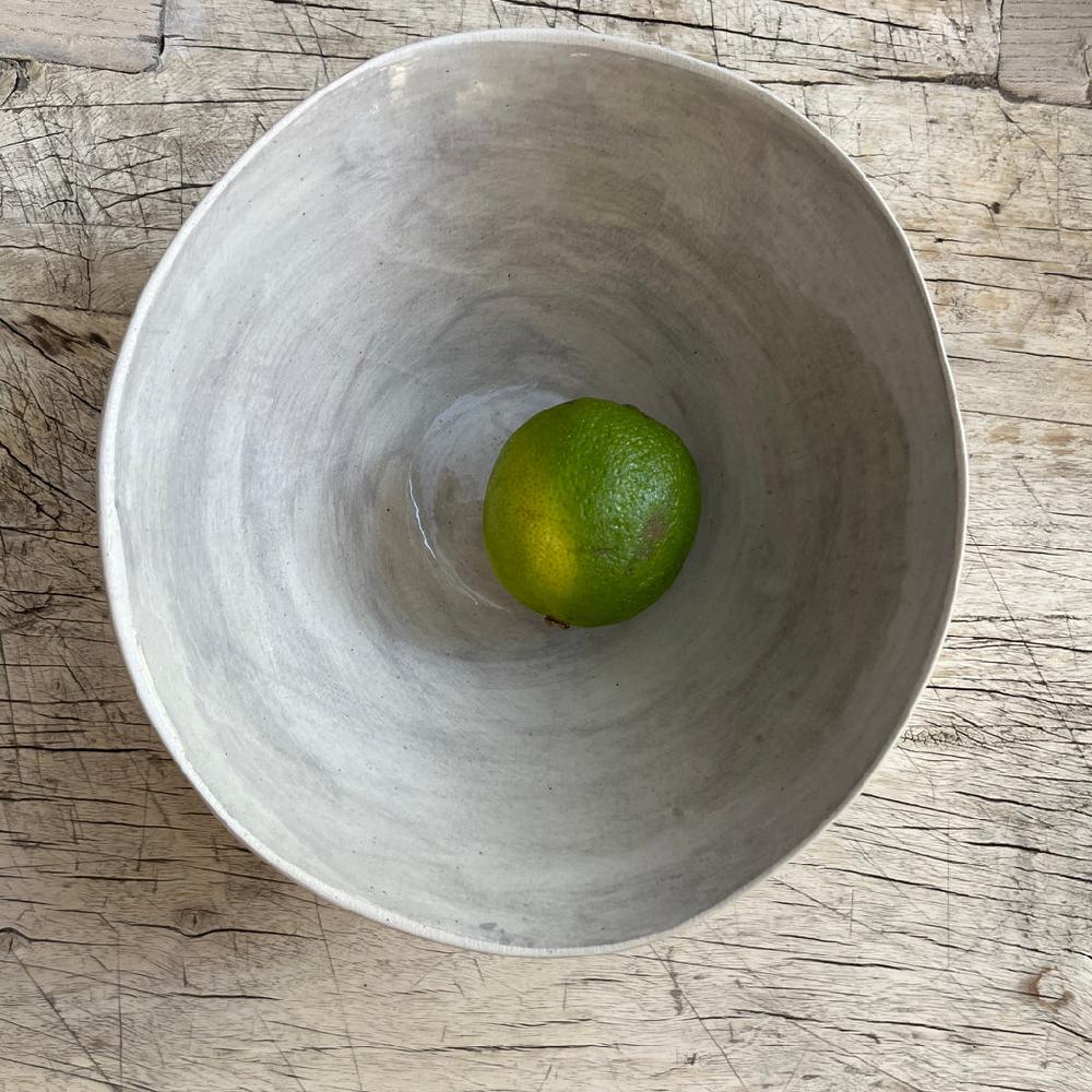 greige Wonki Ware Soup Bowl - Warm Grey Wash