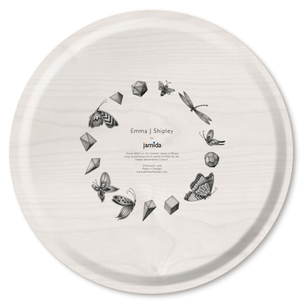 Greige Zambezi Tray - Pink - Diameter 46cm