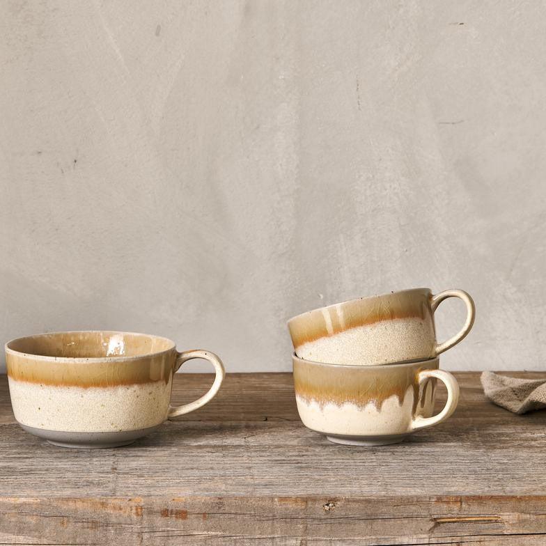 Greige Handmade And Handglazed Mug - Two Size Options