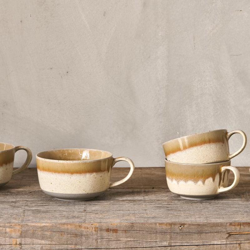 greige Handmade and Handglazed Mug - Two Size Options
