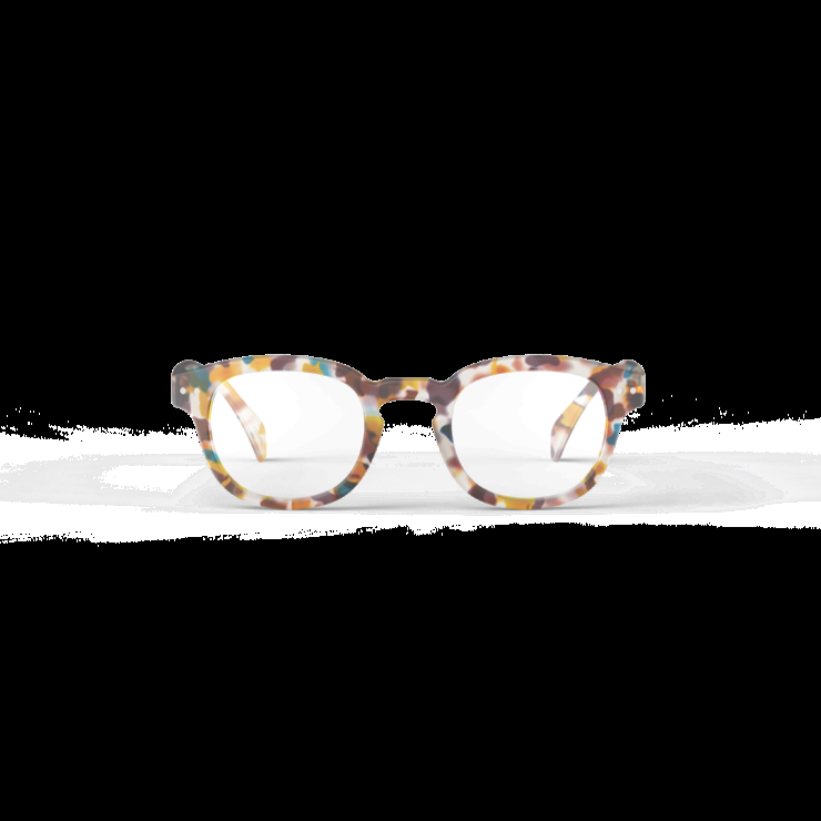Greige Izipizi Reading Glasses - Style C - Blue Tortoise