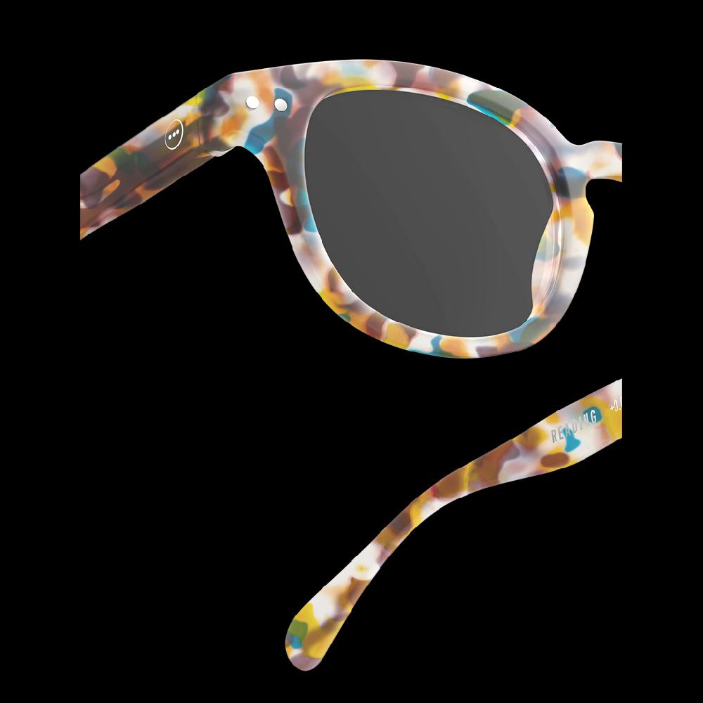 Greige Izipizi Reading Glasses - Style C - Blue Tortoise