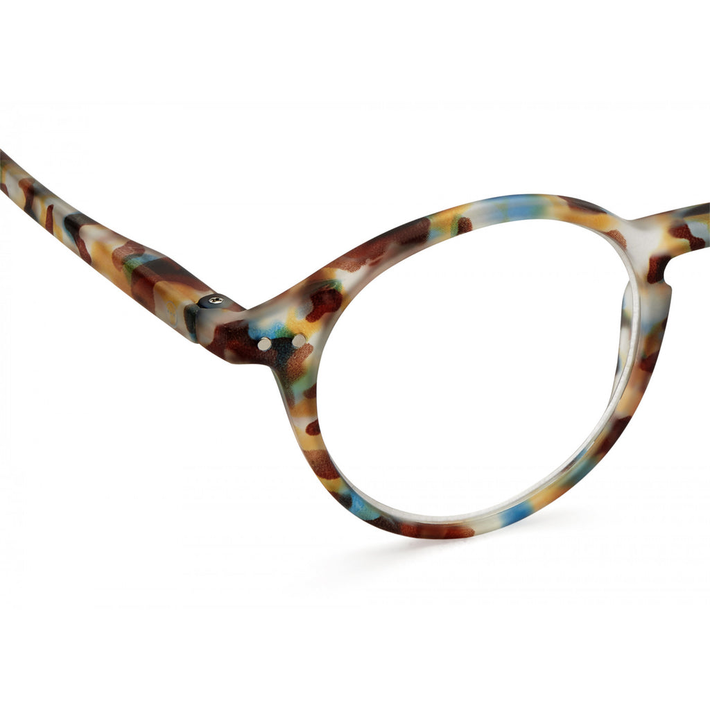 Greige Izipizi Reading Glasses - Style D - Blue Tortoise