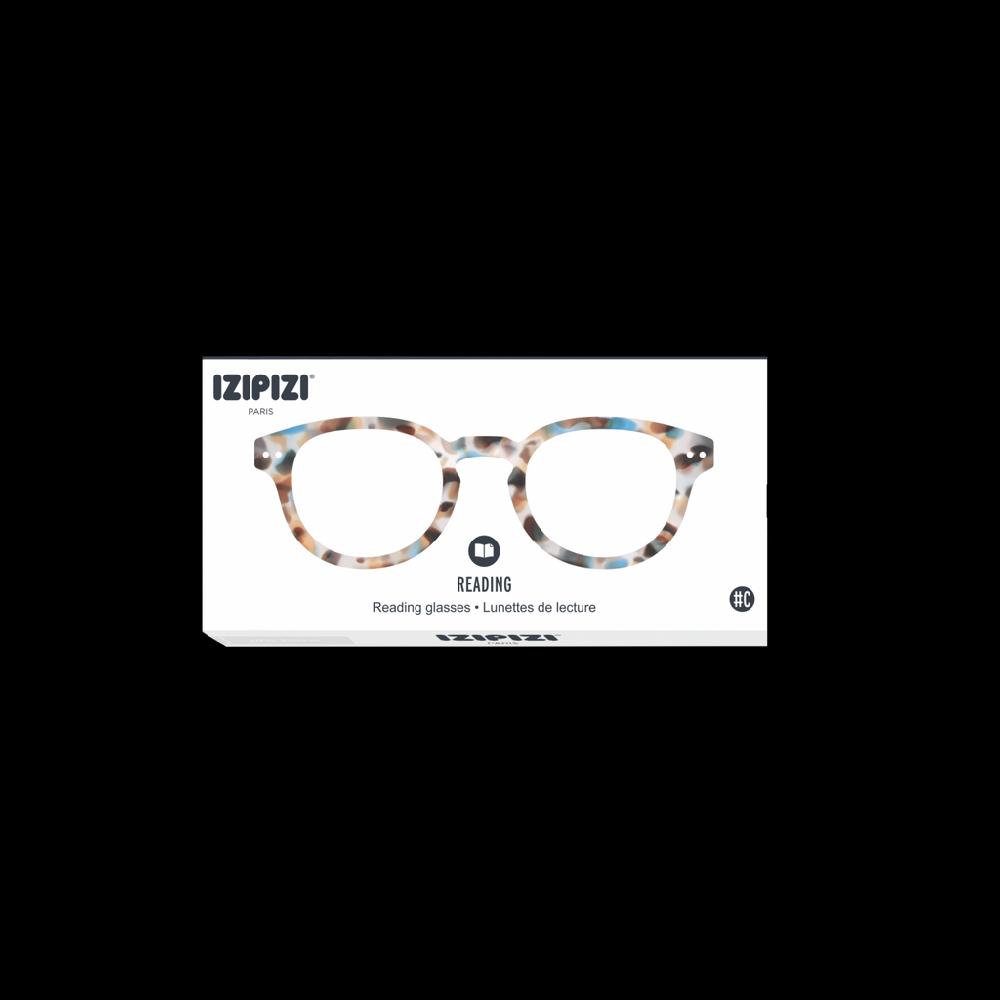 Greige Izipizi Reading Glasses - Style D - Blue Tortoise
