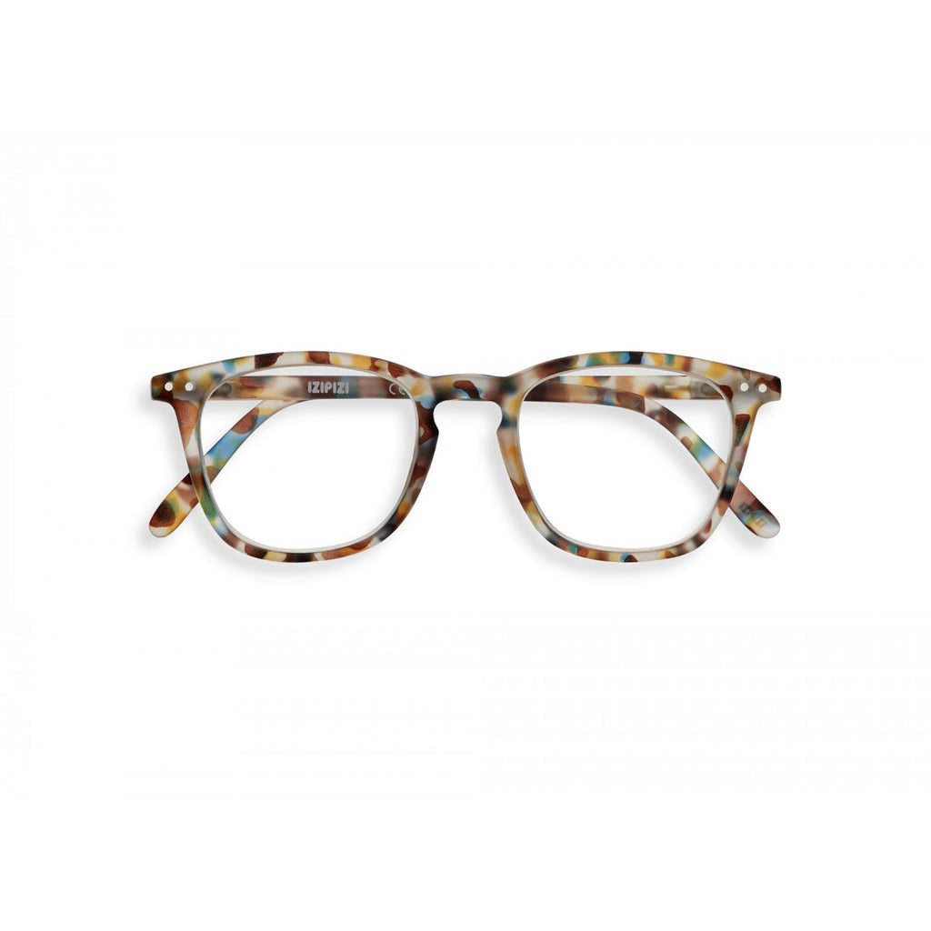 greige Izipizi Reading Glasses - Style E - Blue Tortoise