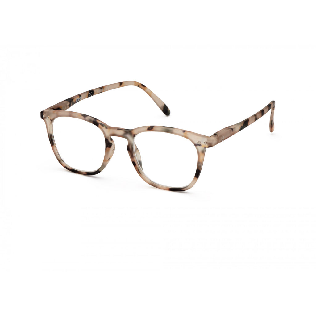 Greige Izipizi Reading Glasses - Style E - Light Tortoise