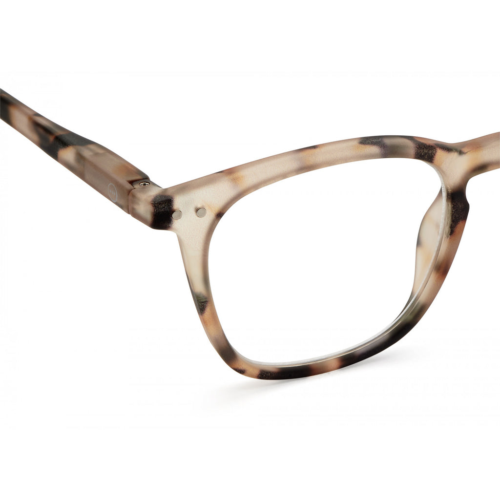 Greige Izipizi Reading Glasses - Style E - Light Tortoise