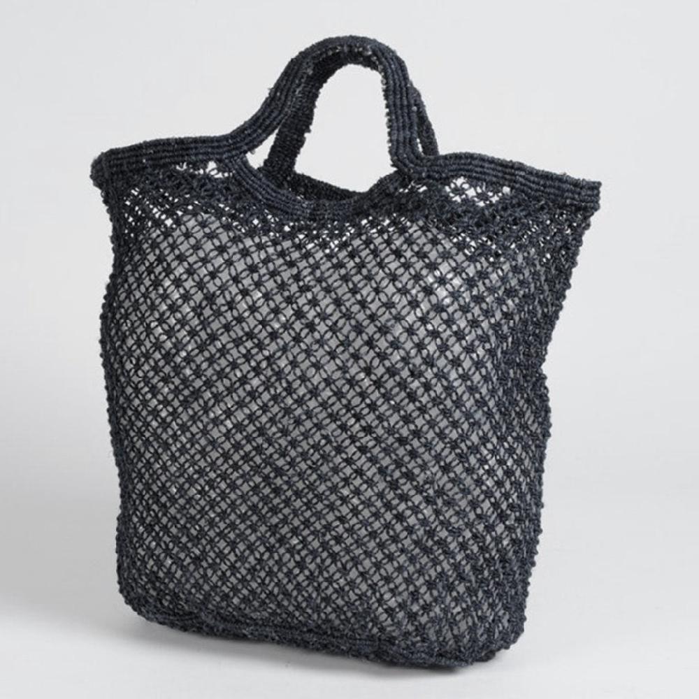 Greige Large Jute Macrame Shopping Bag - Various Colours