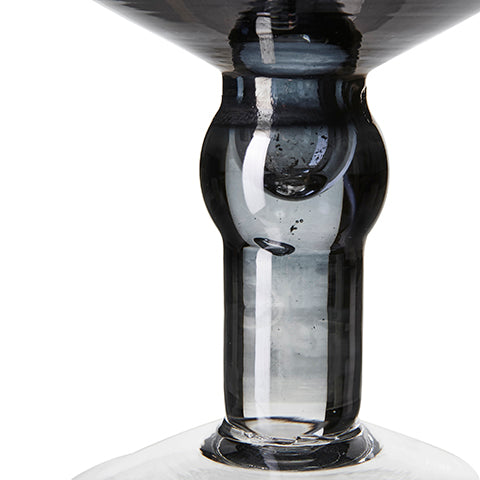 Greige Large Stemmed Beer Or Gin Glass - Clear Or Smoke Blue