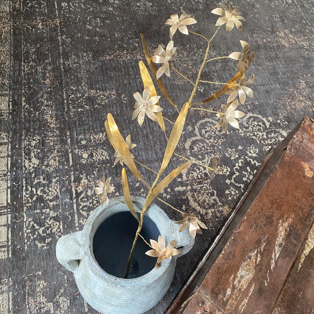 Greige Large Wild Flower Stem - Botanical Range - Walther & Co