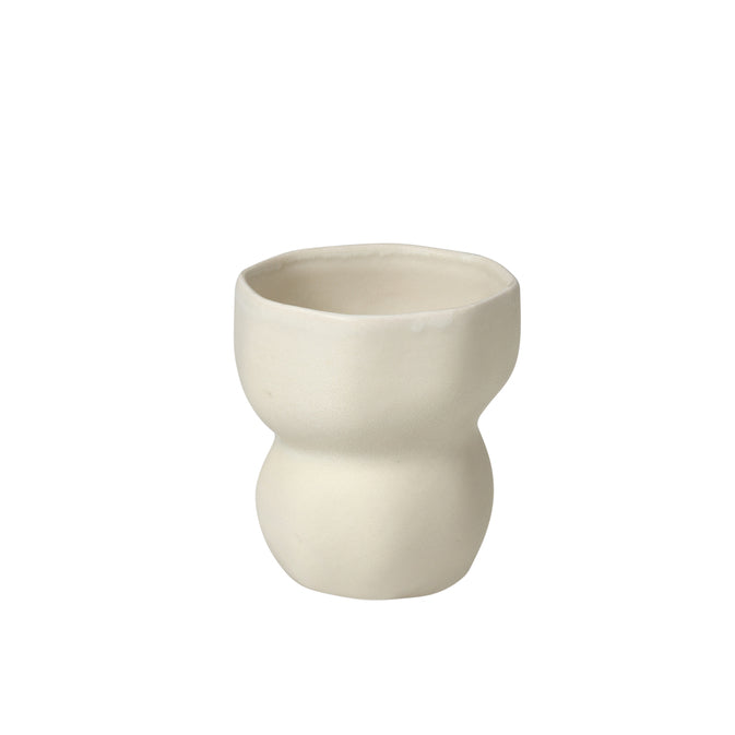 Greige Limfjord Stoneware Mug - Small By Broste Copenhagen