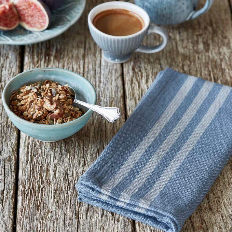 greige Linen-Look Napkins Made From Recycled Plastic Bottles - Set of Four