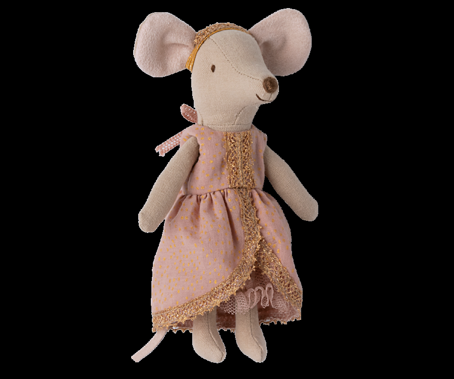 Greige Maileg Princess And The Pea Big Sister Mouse