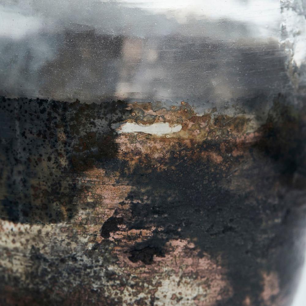 Greige Metallic Recycled Glass Tealight Holder - Gem - House Doctor Denmark