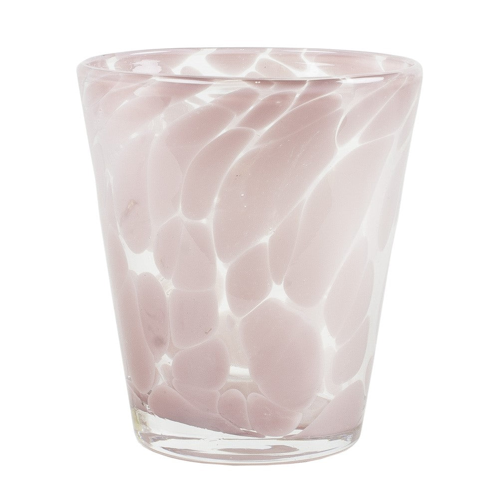 Greige Milano Water Tumblers - Soft Pink Or Pale Ochre