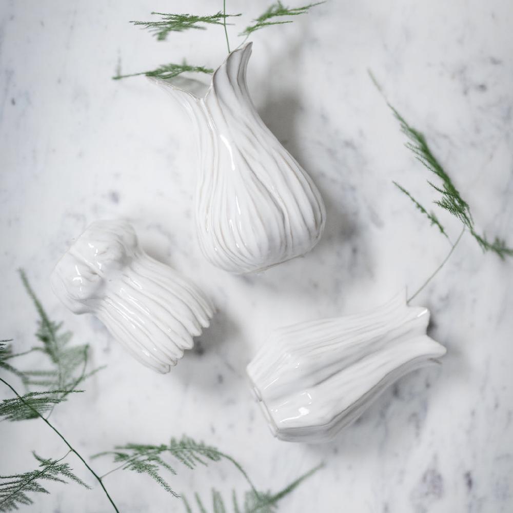 greige Mini Stoneware Bud Vase - Various Styles - Off-White