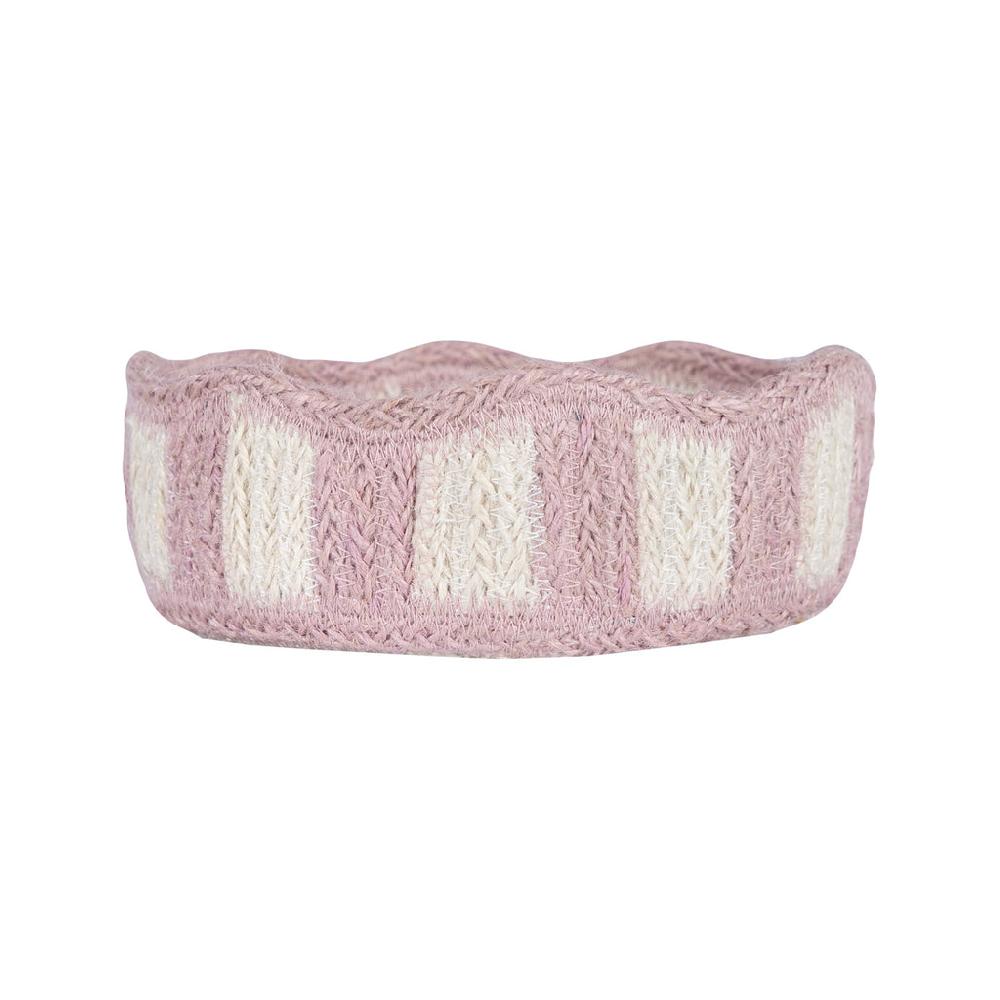 greige Mini Tulip Basket - Braided Rug Company - Flamingo