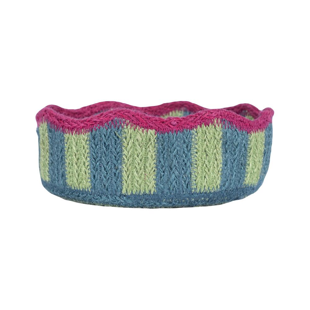 greige Mini Tulip Basket - Braided Rug Company - Watermelon