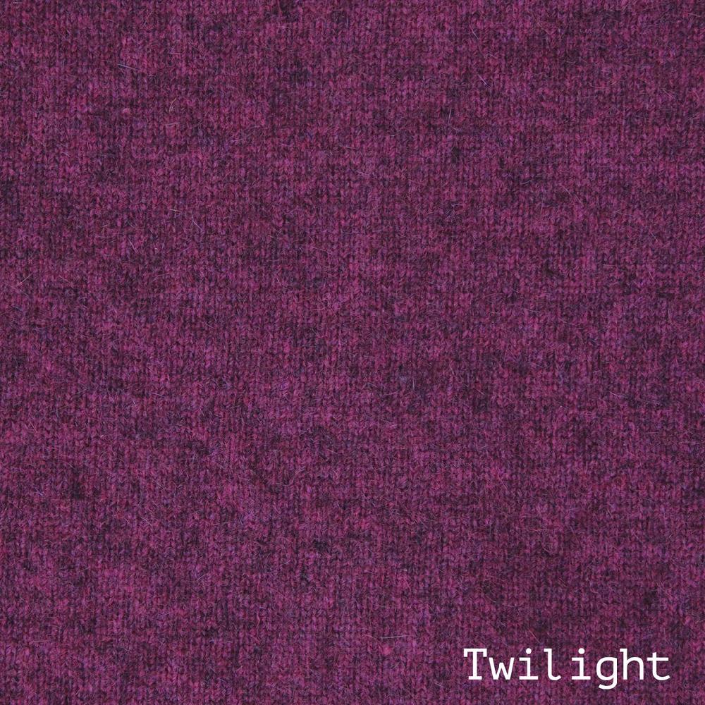 Greige Noble Wilde Possum Merino Moss Stitch Neck Warmer