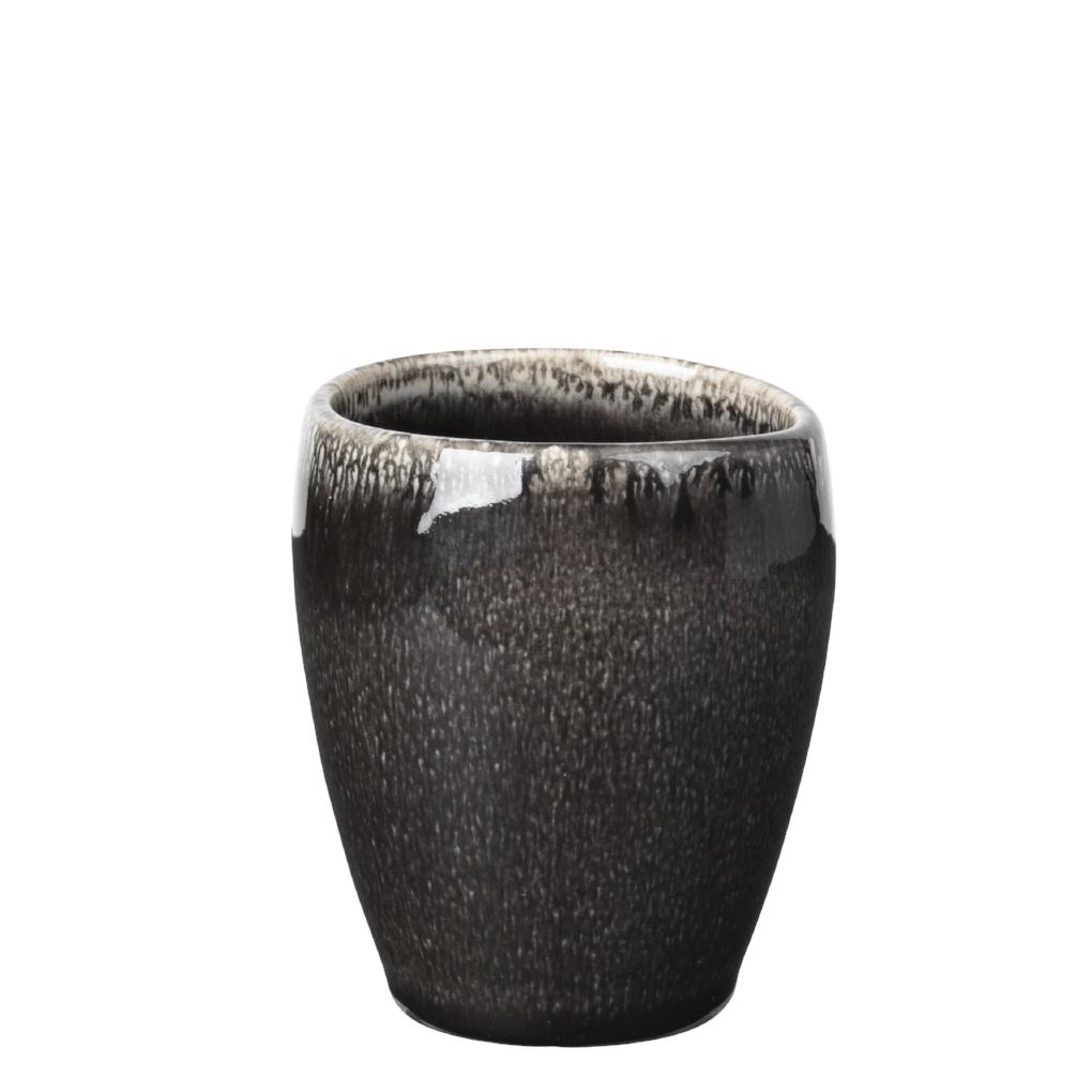 greige Nordic Coal Ceramic Mugs by Broste Copenhagen