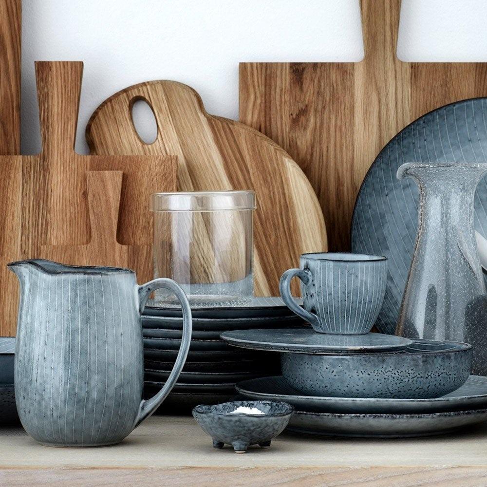 Greige Nordic Sea Ceramic Milk Or Cream Jug By Broste Copenhagen