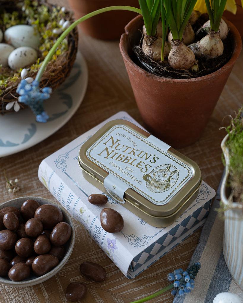 Greige Nutkin’s Nibbles Tiny Chocolate Honeycomb Treats