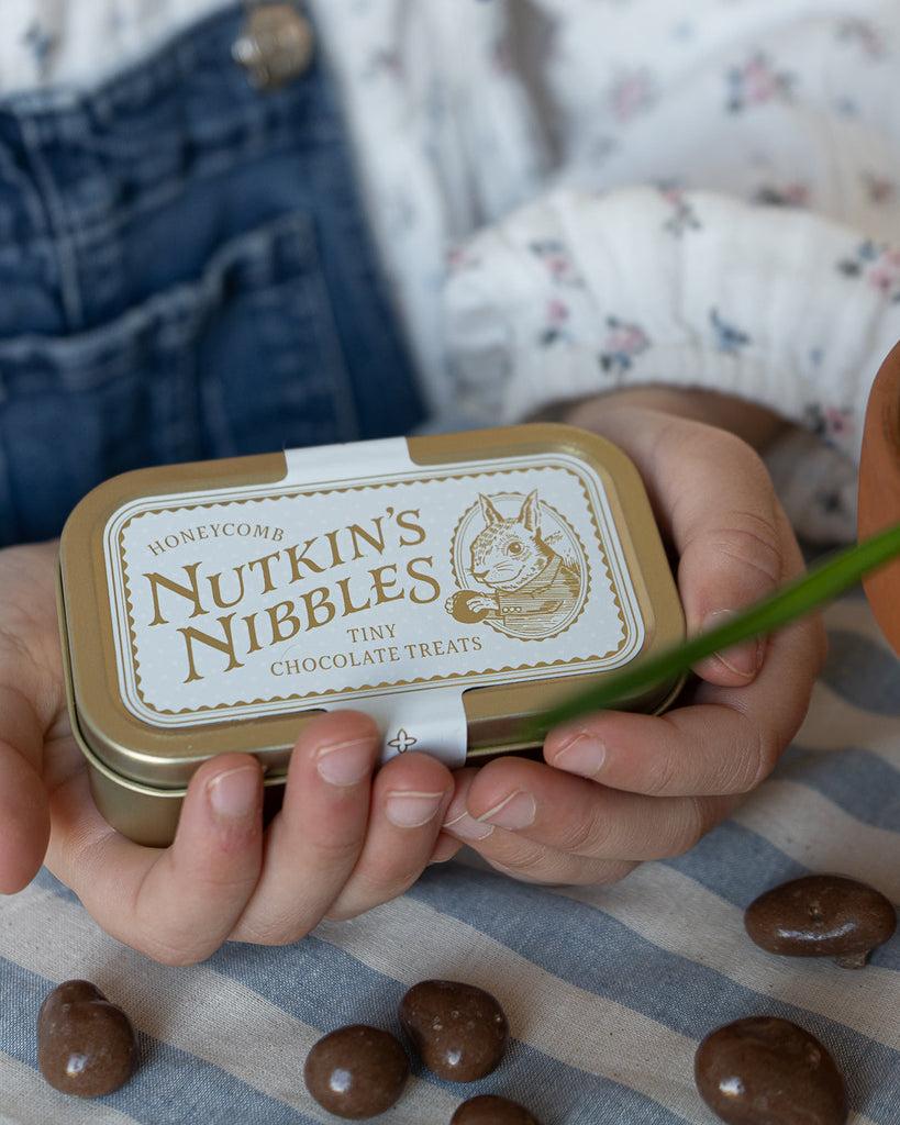 greige Nutkin’s Nibbles Tiny Chocolate Honeycomb Treats