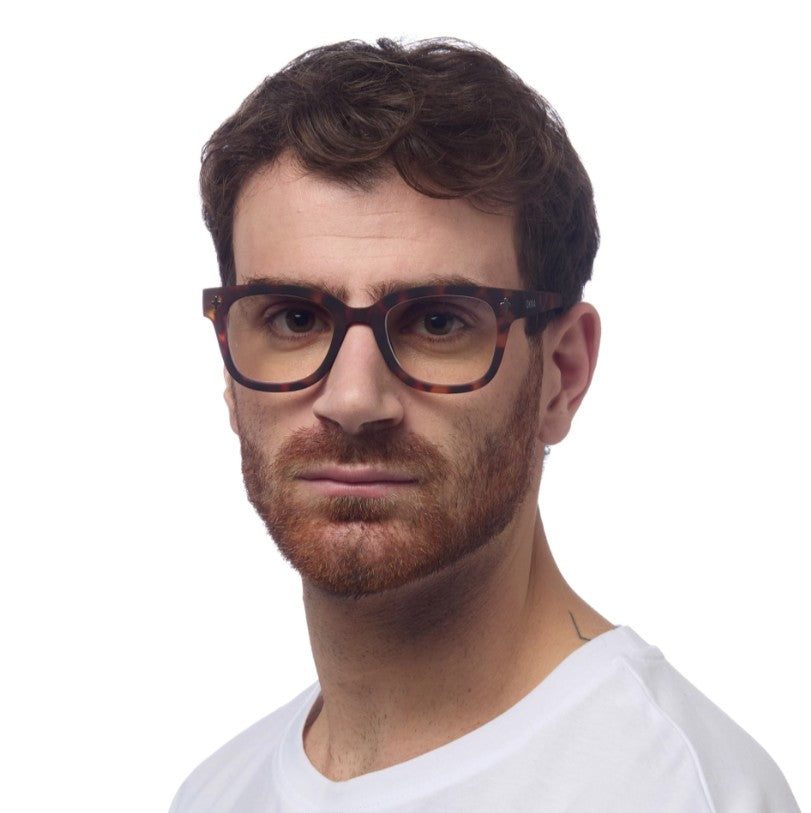 greige Okkia Reading and Blue Light Glasses - Giovanni - Havana