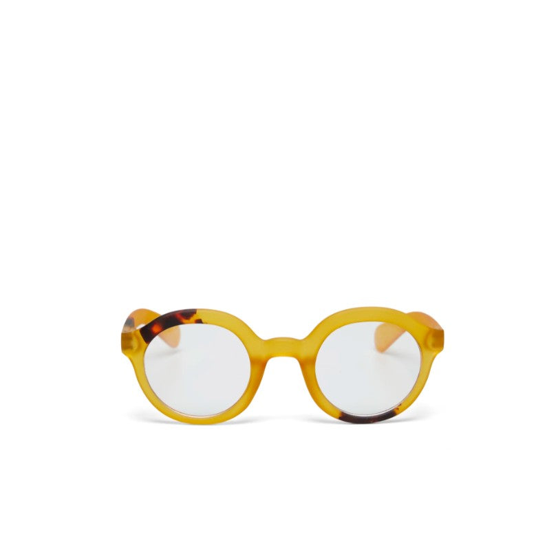 Greige Okkia Reading And Blue Light Glasses - Lauro - Yellow