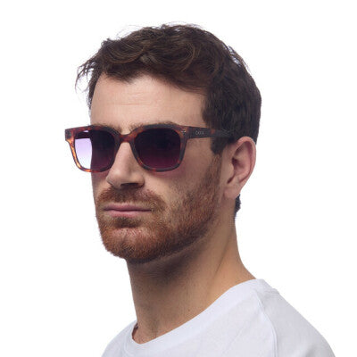 Greige Okkia Sunglasses - Giovanni - Havana/Blue - Brown Gradient Lens