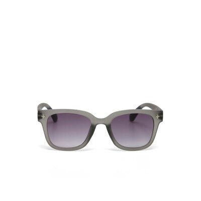 Greige Okkia Sunglasses - Giovanni - Translucent Smoke - Black Gradient Lens