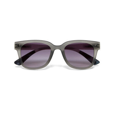 Greige Okkia Sunglasses - Giovanni - Translucent Smoke - Black Gradient Lens