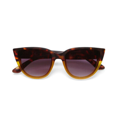 Greige Okkia Sunglasses - Silvia - Havana Yellow - Black Gradient Lens