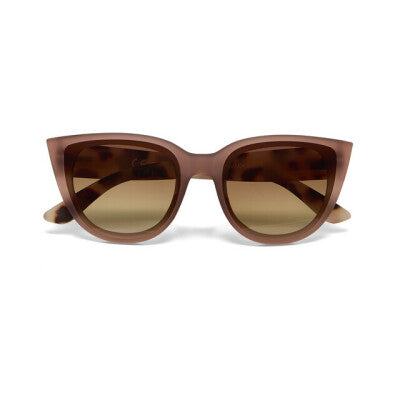 Greige Okkia Sunglasses - Silvia - Pink Havana - Brown Gradient Lens