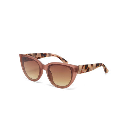 greige Okkia Sunglasses - Silvia - Pink Havana - Brown Gradient Lens